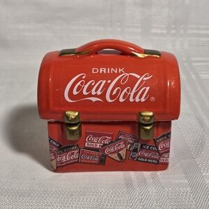 COCA COLA LUNCH BOX SALT & PEPPER SHAKER SET - NEW